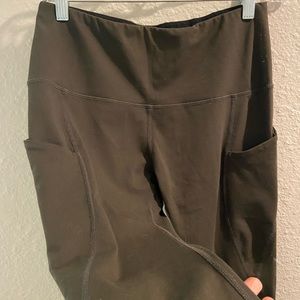 Olive green leggings